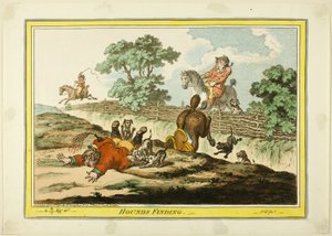猟犬発見 作： James Gillray