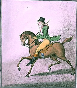 1800年にハンナ・ハンフリーが出版した「How to Ride with Elegance thro