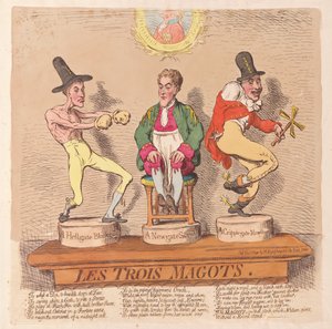 レトロワマゴ、パブ。 1791年（手描きの彫刻） 作： James Gillray