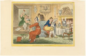 夫婦のハーモニクス（レクト） 作： James Gillray