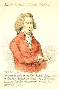 ハンナ・ハンフリーが1795年に出版した『Ministerial Eloquence』（手彩色のエングレービング）（191281の詳細） 作： James Gillray