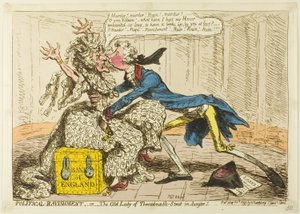 政治的破壊 作： James Gillray