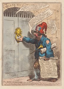 デイリー広告主、パブ。 1797年（手描きの彫刻）
