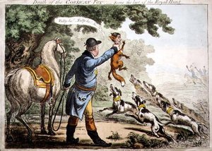 コルシカ・フォックスの死 作： James Gillray