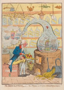 解散またはアルキミスト、エーテリアル表現、パブ。 1796年（手描きの彫刻）