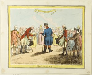 エスプラネード 作： James Gillray