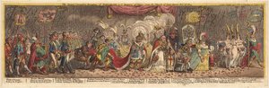 1805年のノートルダム教会からのナポレオン1世皇帝の大戴冠式行列