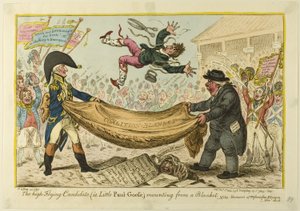 空飛ぶ候補者 作： James Gillray