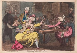 負傷者数、、、 S、パブ。 1786年（手描きの彫刻）