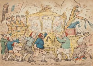 共和党の攻撃 作： James Gillray
