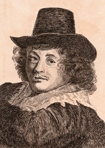 Frans Hals、1817年に発行された「Authentic Originalsからの有名な画家の75の肖像画」のイラスト、ロンドン 作： James Girtin