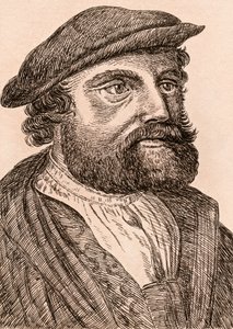 ハンス・ホルバイン・ザ・ヤンガー、1817年にロンドンで出版された「Authentic Originalsの有名な画家の肖像75枚」のイラスト 作： James Girtin