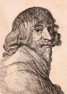 Hendrik van Steenwyck the Younger、「Authentic Originalsの有名な画家の肖像75枚」のイラスト、1817年ロンドンで出版 作： James Girtin