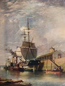 ベルファスト港-フェリーステップ、1851年、1909年。 作： James Glen Wilson