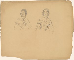 二人の女性 作： James Goodwyn Clonney
