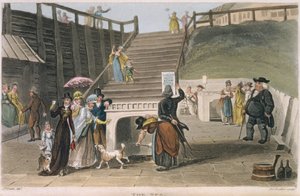 ジョセフコンスタンティンスタッドラー（fl.1780-1812）パブによって彫刻された「スカーバラの詩的なスケッチ」のプレートであるスパ。 1813 作： James Green
