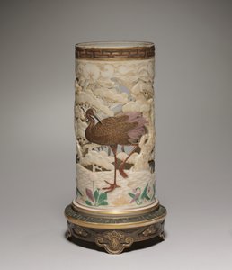 花瓶、メーカーWorcester Porcelain Factory、1873 作： James Hadley