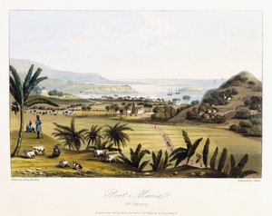 ポートマリアル：セントメアリー教会、1825年 作： James Hakewill