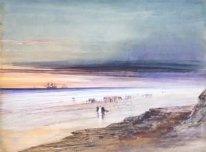 浜辺の風景」1865年頃