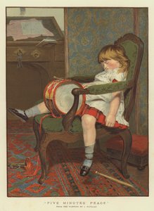 ファイブ・ミニッツ・ピース（クロモリト） 作： James Hayllar