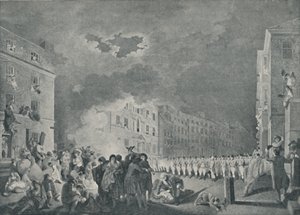 ブロードストリートの暴動、1780年6月7日、1920年 作： James Heath
