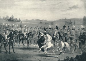 第1ライフガードと第8ハッサーのレビュー、1842年、1842年、1842年6月4日 作： James Henry Lynch