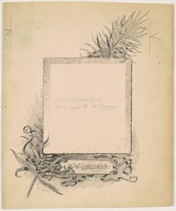 口絵、W. W. コーコランの肖像 作： James Henry Moser