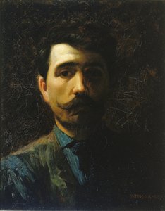 自画像 作： ジェームズ・ヘンリー・モーザー