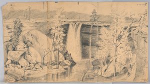 滝 作： James Henry Moser