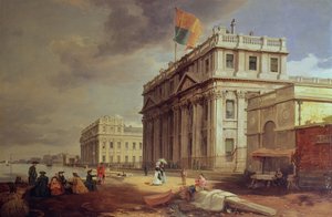 グリニッジ病院、1842 作： James Holland