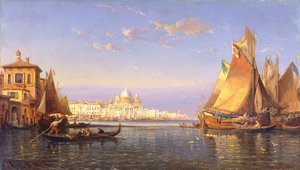 ヴェネツィア 1850年頃 油彩・カンヴァス 作： James Holland