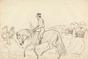 馬とライダーのシーン 作： James Howe