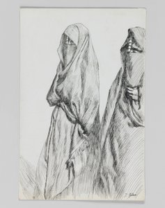 オリーブ山の道、主イエス・キリストの生涯のイラスト 作： James Jacques Joseph Tissot