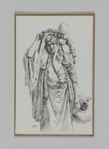 エルサレムの典型的な女性、主イエス・キリストの生涯のイラスト 作： James Jacques Joseph Tissot