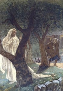 Christ Appeared to Saint Peter - Christ Appearing to Saint Peter - from "The Life of Our Lord Jesus Christ" - 1899 by James Tissot - La vie de notre seigneur Jesus Christ, by Jacques Joseph (Jacques-Joseph) Tissot dit James Tissot (1836-1902)