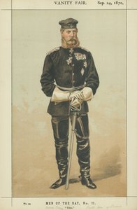 プロイセンの皇太子フリードリヒ・ウィリアム（カラーリトグラフ 作： James Jacques Joseph Tissot