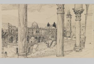 ハラムのエスプラネード、主イエス・キリストの生涯のイラスト（板紙にインクとグラファイト） 作： James Jacques Joseph Tissot