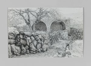 アインカリムの聖母の泉、主イエス・キリストの生涯のイラスト 作： James Jacques Joseph Tissot