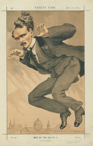 アンリロシュフォール、ラヴォヨクラティ、1870年1月22日、バニティフェア漫画 作： James Jacques Joseph Tissot