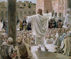 エルサレム、エルサレム、「キリストの生涯」のイラスト、1886-96年（板紙にガッシュ） 作： James Jacques Joseph Tissot