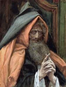 アリマタヤのヨセフ、「キリストの生涯」の挿絵、1886-94年（板紙にトイレとガッシュ） 作： James Jacques Joseph Tissot