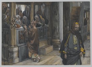 ユダはユダヤ人を探しに行きます、私たちの主イエス・キリストの生涯からのイラスト、1886-94（紙の黒鉛の上にトイレ） 作： James Jacques Joseph Tissot