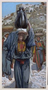 マーサ、「キリストの生涯」のイラスト、1886-94年（板紙にトイレとガッシュ） 作： James Jacques Joseph Tissot