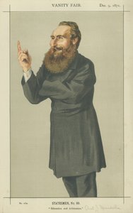 アンソニー・ジョン・マンデラ氏（カラーリトグラフ 作： James Jacques Joseph Tissot