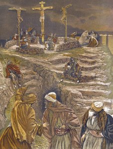 Oh, my God!ああ、神様！なぜ私を見捨てたのですか？- Eloi!Eloi!Lama Sabachthani!- from "The Life of Our Lord Jesus Christ" - 1899 by James Tissot - The Life of Our Lord Jesus Christ, by Jacques Joseph (Jacques Joseph) Tissot dit James Tissot (1836-1902) 作： James Jacques Joseph Tissot