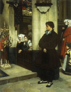 Pendant L&39;Office、またはMartin Luther&39;s Doubts 作： James Jacques Joseph Tissot