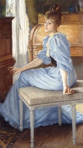 アンリエットドボニエールマダムの肖像画、1880年代
