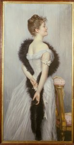 ヴィモテッセデモンモランドの肖像、1889年 作： James Jacques Joseph Tissot