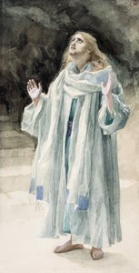 伝道者聖ヨハネ、「キリストの生涯」のイラスト、1886-94年（板紙にトイレとガッシュ） 作： James Jacques Joseph Tissot