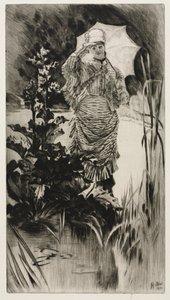 春の朝、1875。 作： James Jacques Joseph Tissot